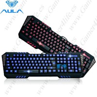 Teclado "gamer" (AULA) modelo So Evil LED