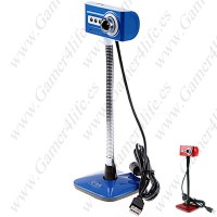 Webcam 3 LED + Micrófono 5 MP USB
